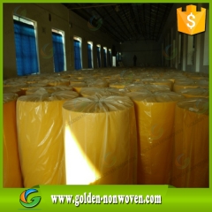 Tnt filé tissu non tissé / 100% biodégradable pp non tissé faite par Quanzhou Golden Nonwoven Co., ltd