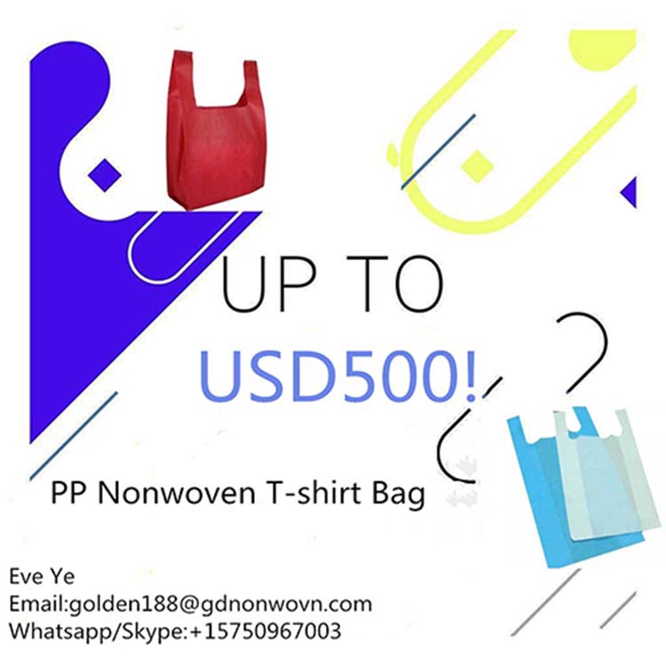 pp nonwoven t shirt bag