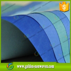 Tissu de non-tissé à l'or 100% en polypropylène sms fabrica de tecidos faite par Quanzhou Golden Nonwoven Co., ltd