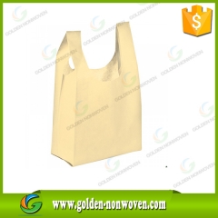 Fabricant de sacs en t-shirt non tissés faite par Quanzhou Golden Nonwoven Co., ltd