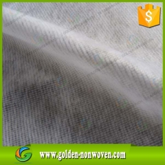 Tissus collés au point collier de piqûres tissu non tissé en polyester à stitchbond