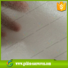 usine de tissu non-tissé polyester blanc (animal de compagnie) spunbond en Chine faite par Quanzhou Golden Nonwoven Co., ltd