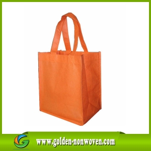 100 Gsm Non-woven Polypropylene Shopping Bag made by Quanzhou Golden Nonwoven Co.,ltd