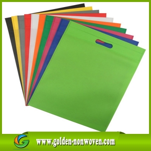free sample high quality pp d cut non woven bags made by Quanzhou Golden Nonwoven Co.,ltd