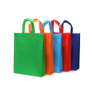 100% biodegradable PLA nonwoven tote bag tnt shopper bag made by Quanzhou Golden Nonwoven Co.,ltd